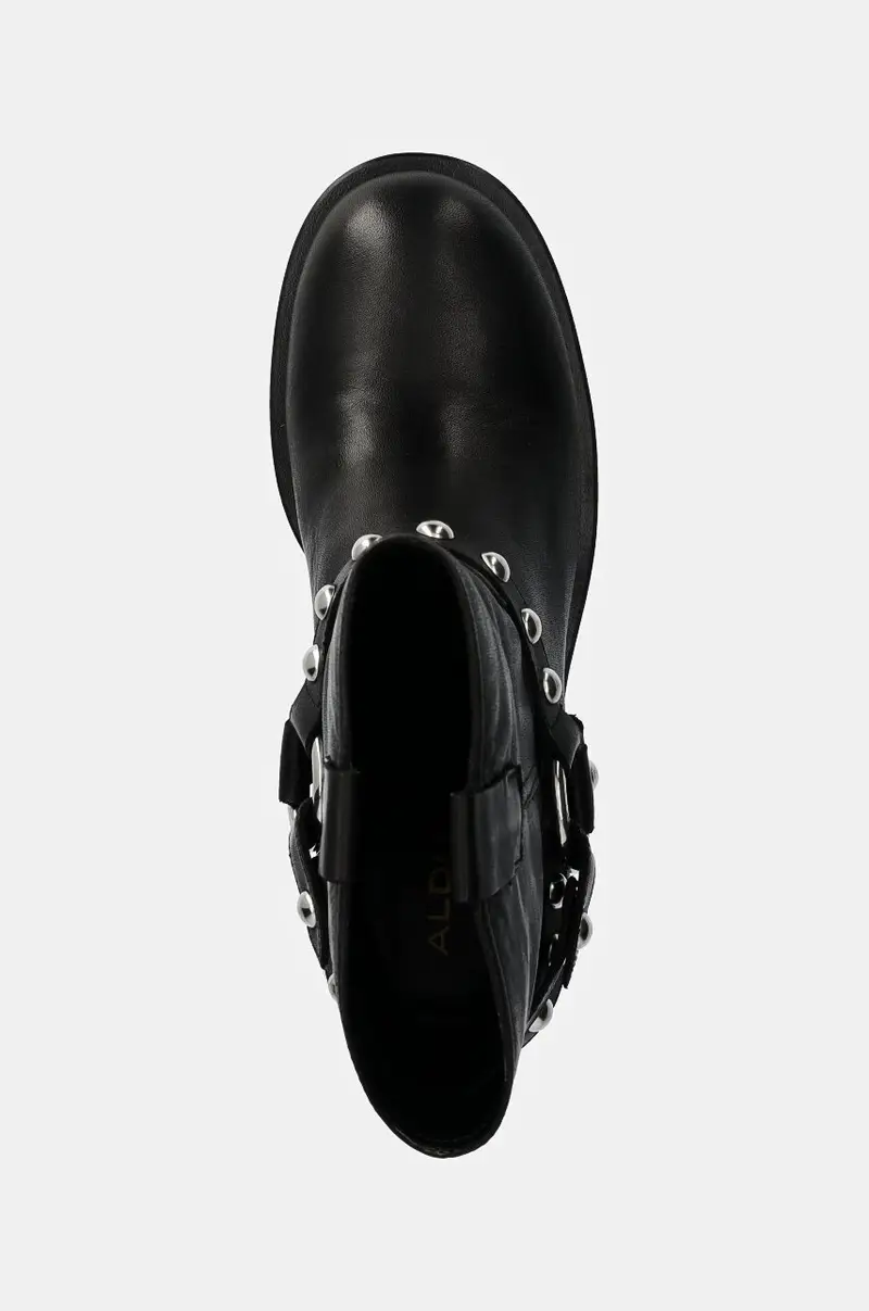 stivaletti alla caviglia in pelle ALBAI donna colore nero 13848384 ALBAI miniatura 4