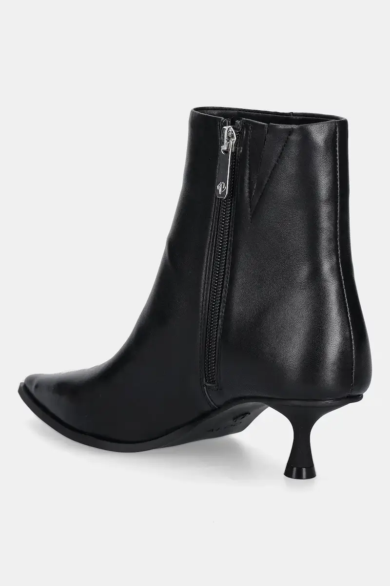 stivaletti alla caviglia in pelle EMMALIE donna colore nero 13875038 miniatura 3