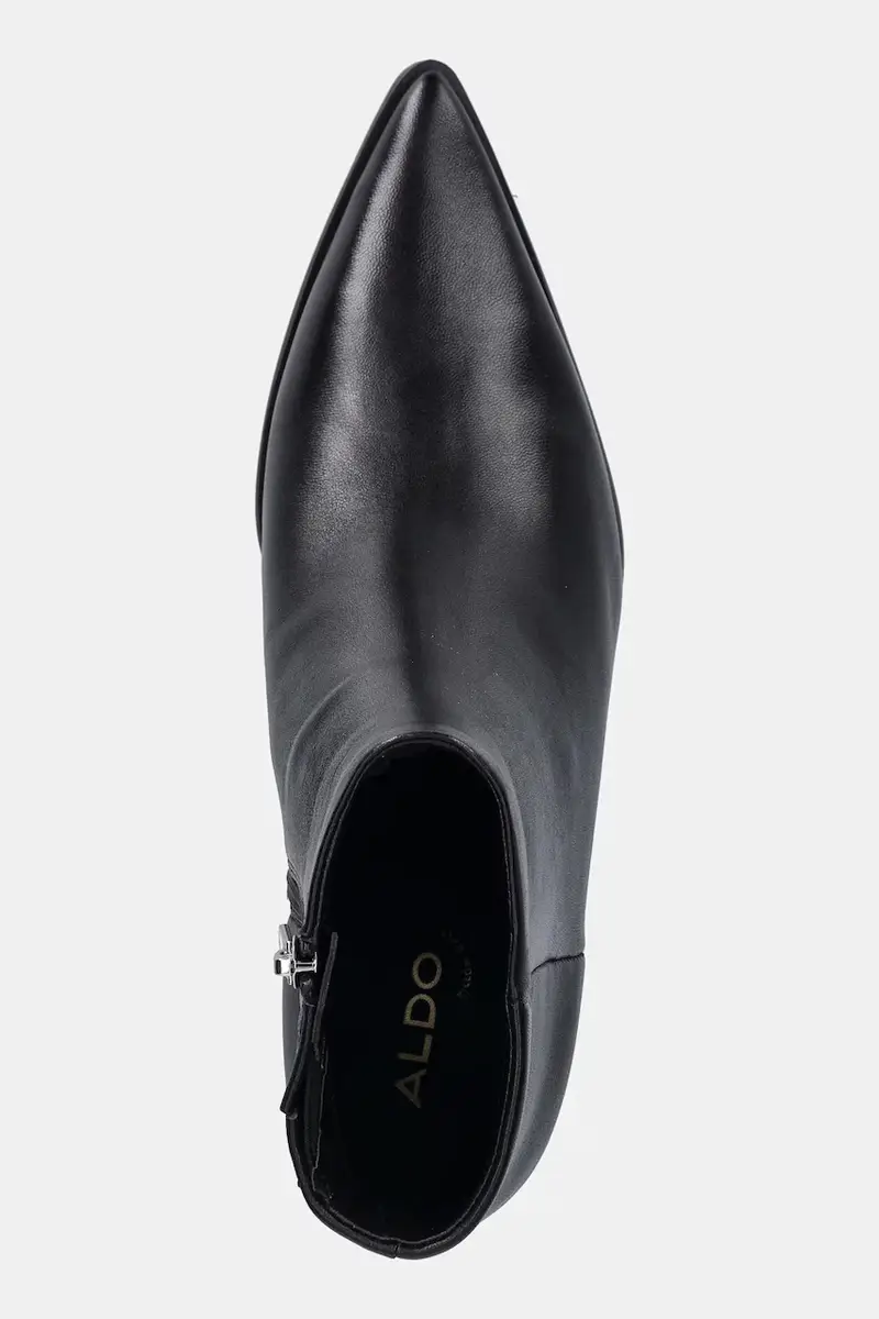 stivaletti alla caviglia in pelle EMMALIE donna colore nero 13875038 miniatura 4