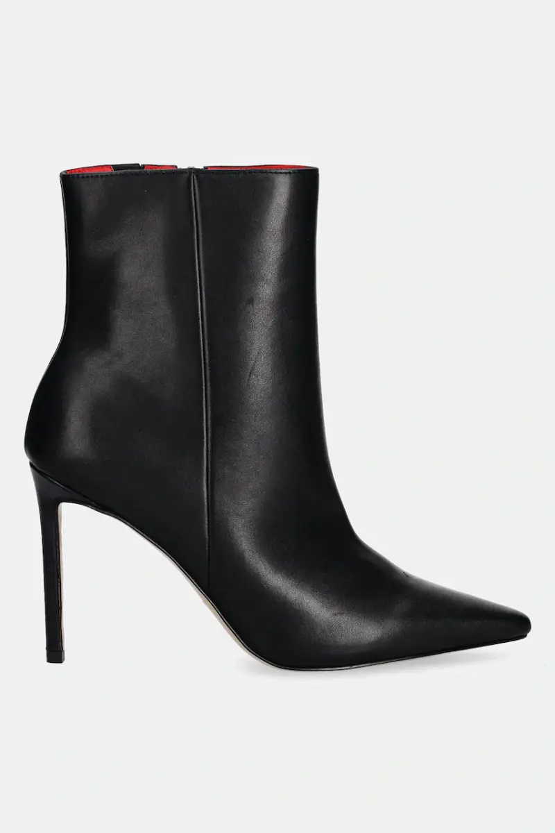 stivaletti alla caviglia in pelle GUAVABERRY donna colore nero 14116148 miniatura 2