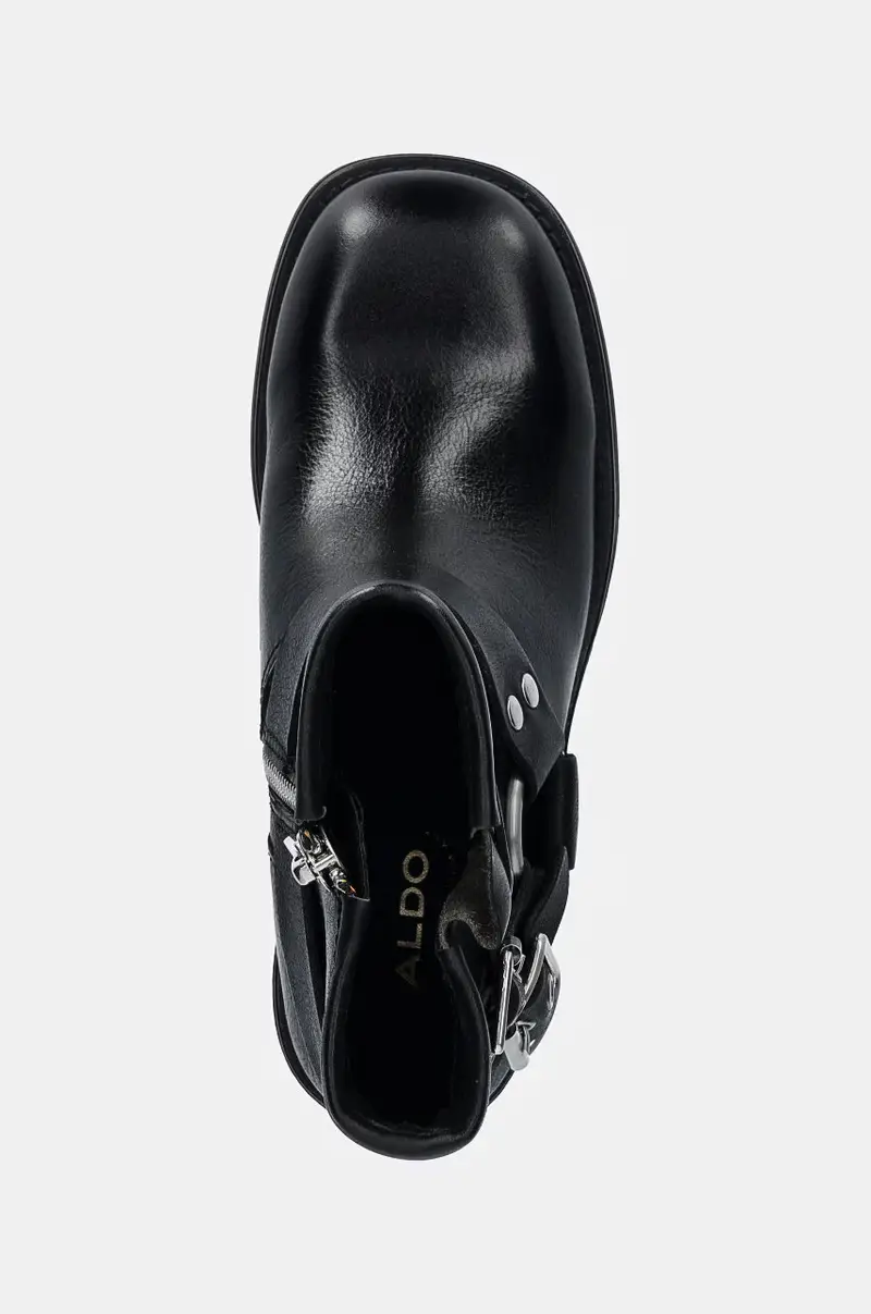 stivaletti alla caviglia in pelle THRILL donna colore nero 13800050 THRILL miniatura 4