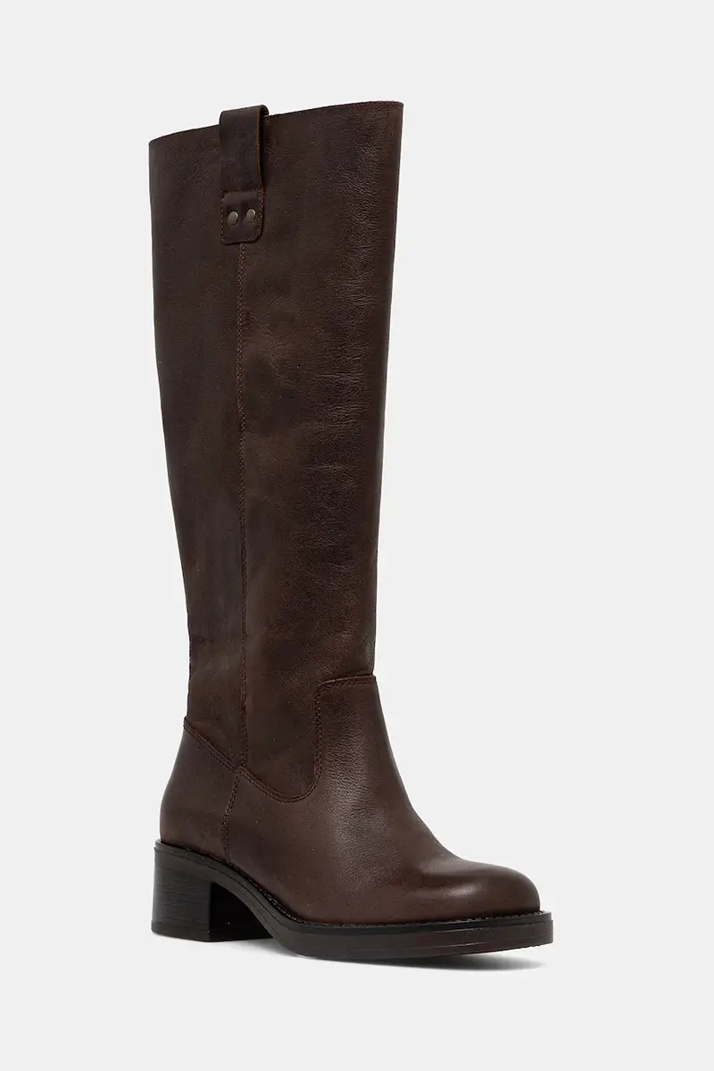 stivali in pelle CURCULIOS donna colore marrone 14114968