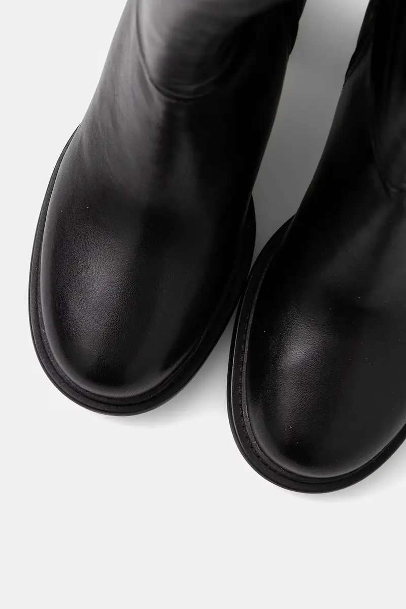 stivali in pelle CURCULIOS donna colore nero 14114970 miniatura 4