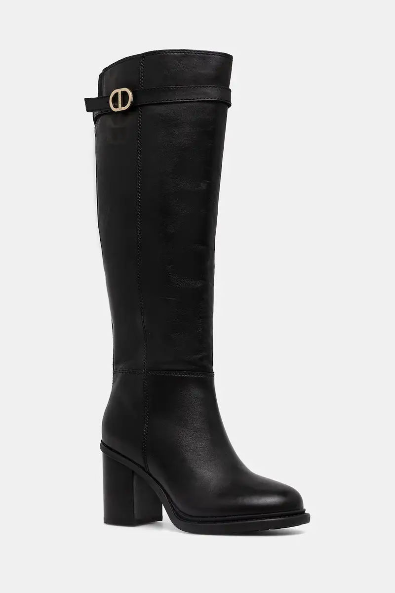 stivali in pelle CURCULIOS donna colore nero 14114970