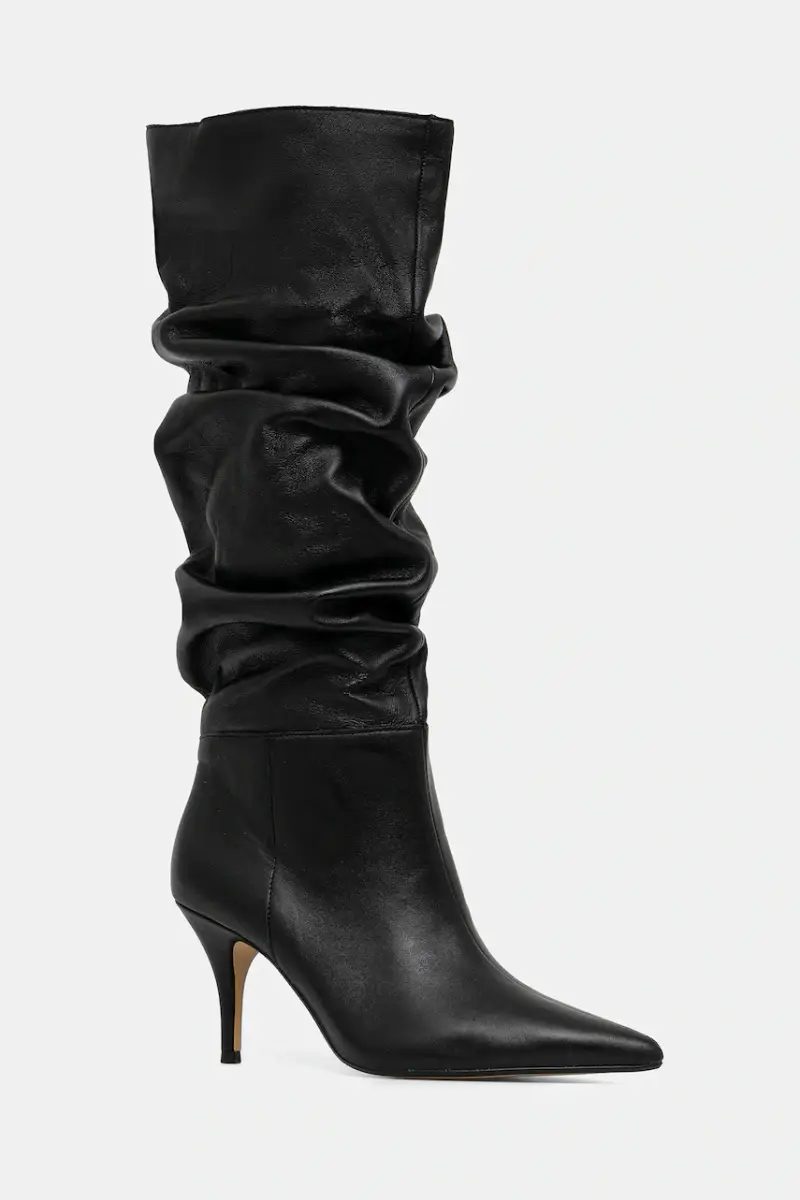 stivali in pelle KIMMIA donna colore nero 14116719