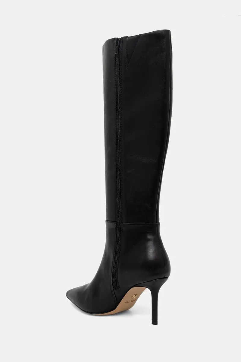 stivali in pelle SAPHIRIA donna colore nero 14118372 miniatura 3