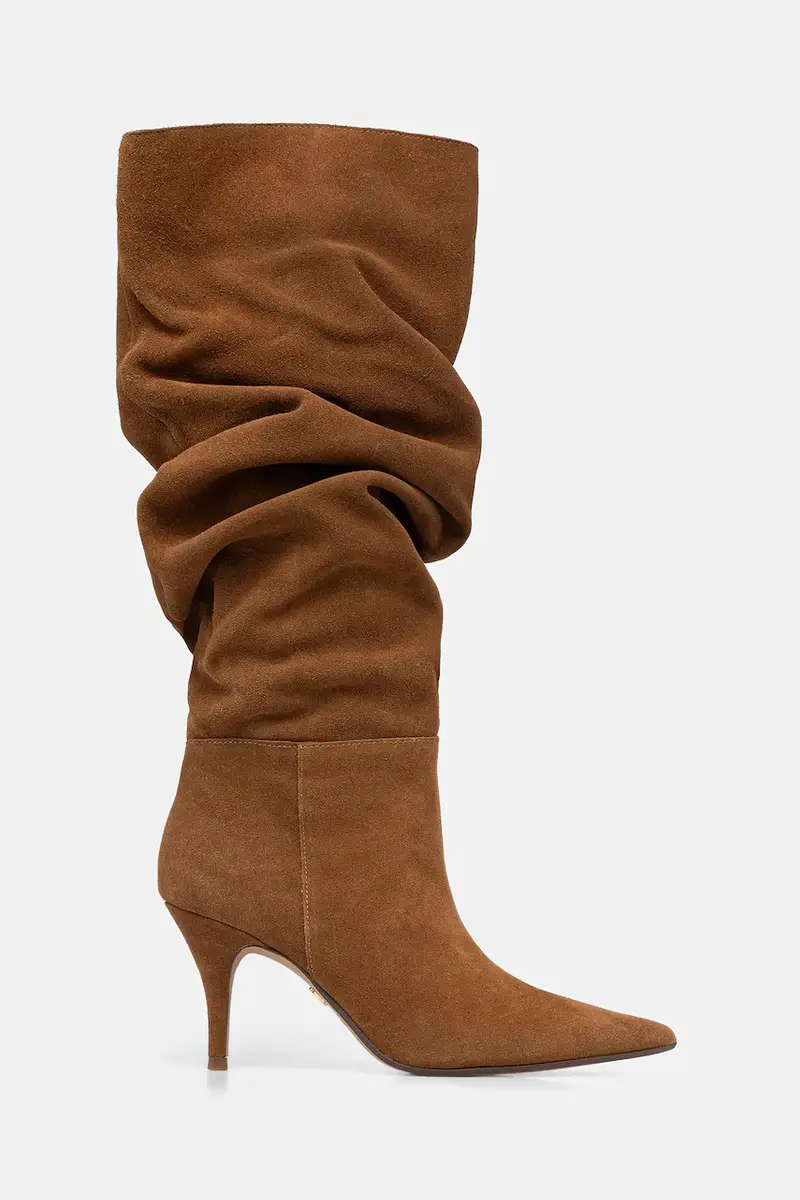 stivali in pelle scamosciata KIMMIA donna colore marrone 14166954 miniatura 2