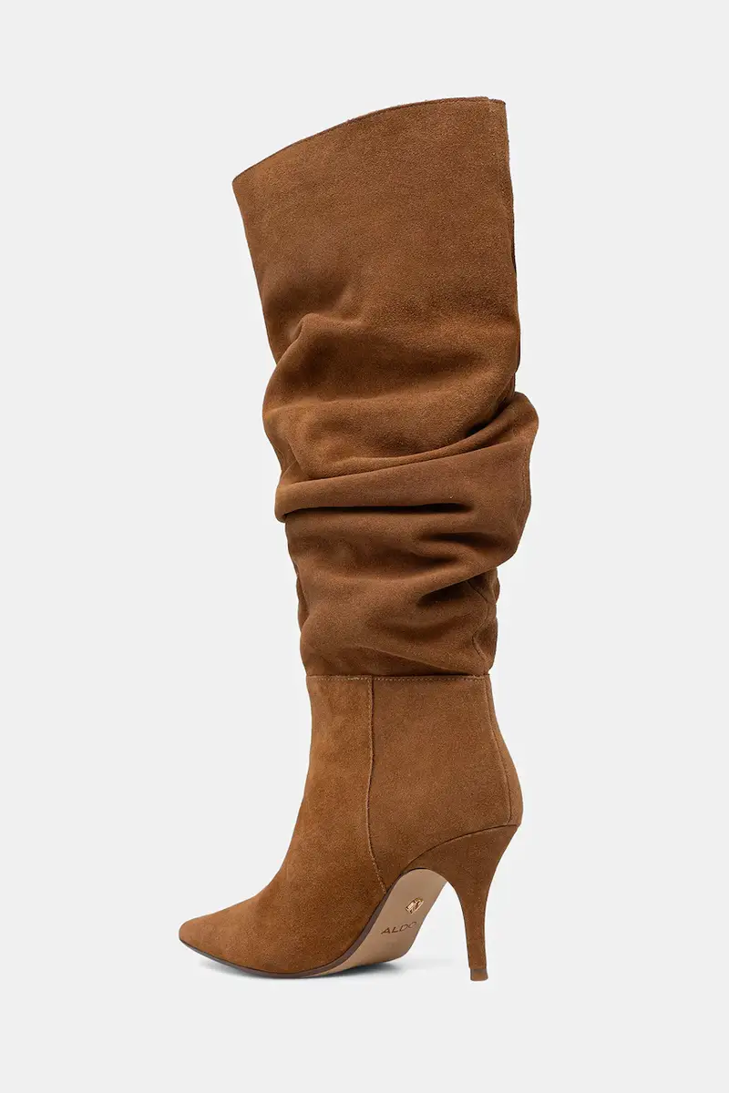 stivali in pelle scamosciata KIMMIA donna colore marrone 14166954 miniatura 3