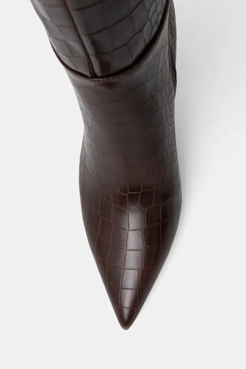 stivali SAPHIRIA donna colore marrone 14118411 miniatura 4