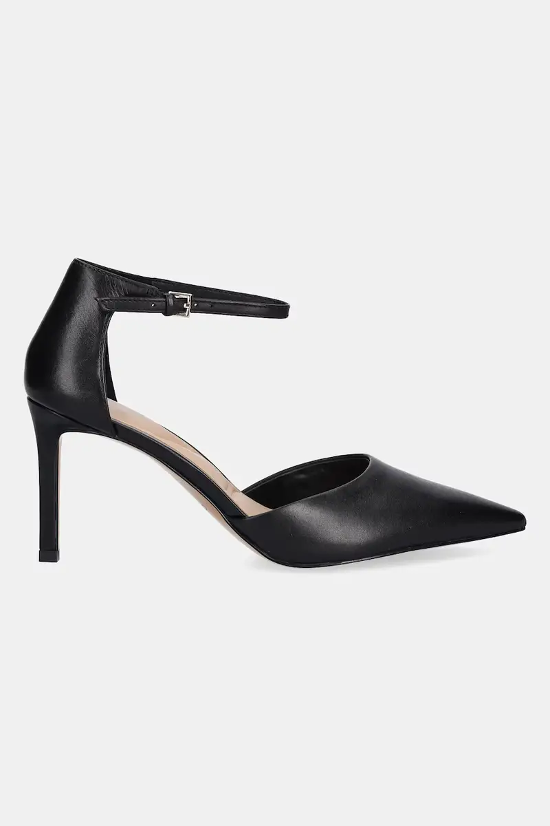 tacchi in pelle MERLO colore nero 14118334 miniatura 2