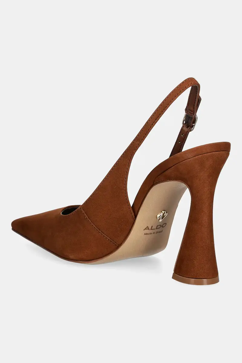 tacchi in pelle scamosciata DAPHNEA colore marrone 14044774 miniatura 3