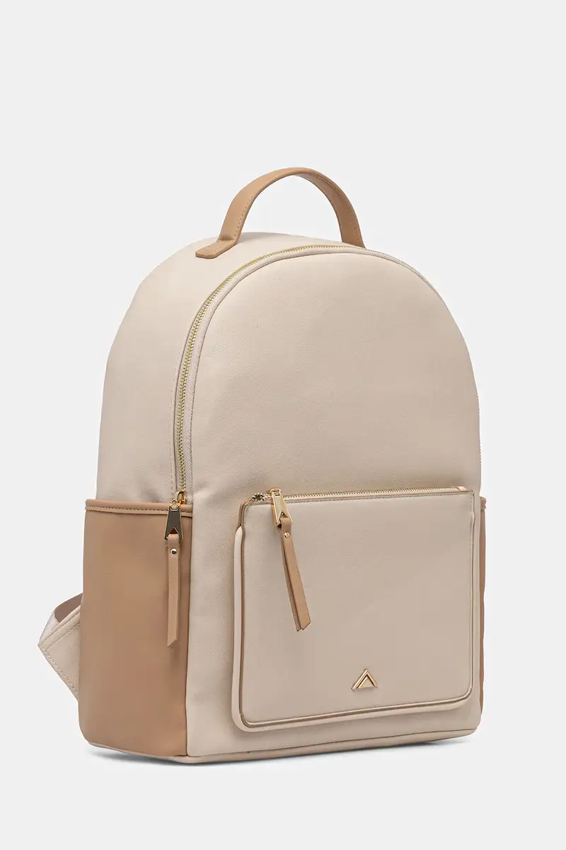 zaino donna colore beige LANNON.168 miniatura 2