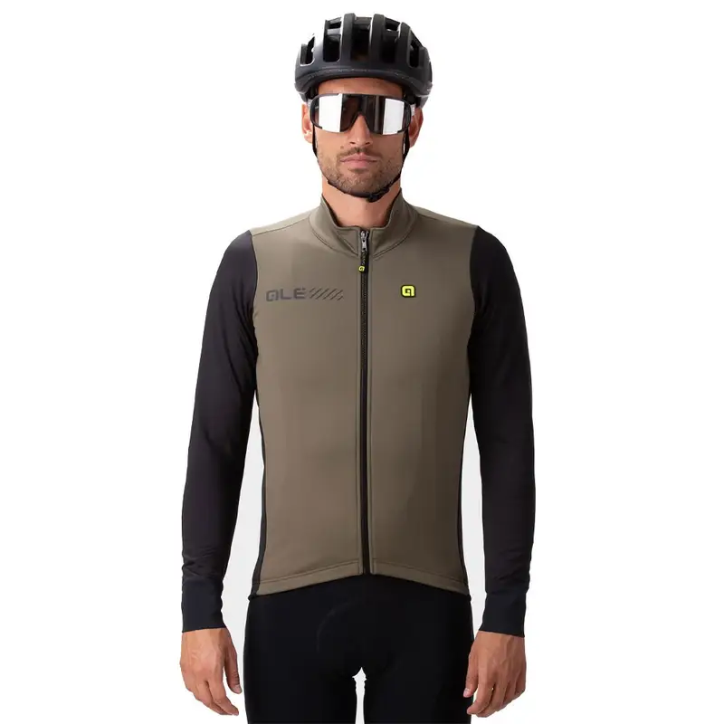 Ale Giacca Ciclismo Fondo 2 0 Verde Oliva Uomo S