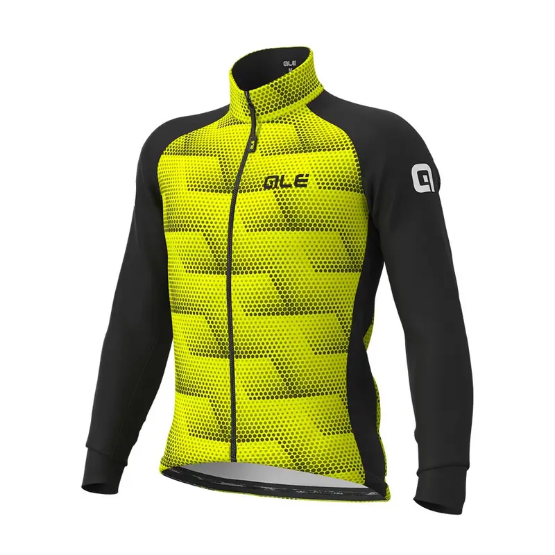 Ale Giacca Ciclismo Solid Sharp Giallo Fluo Uomo S