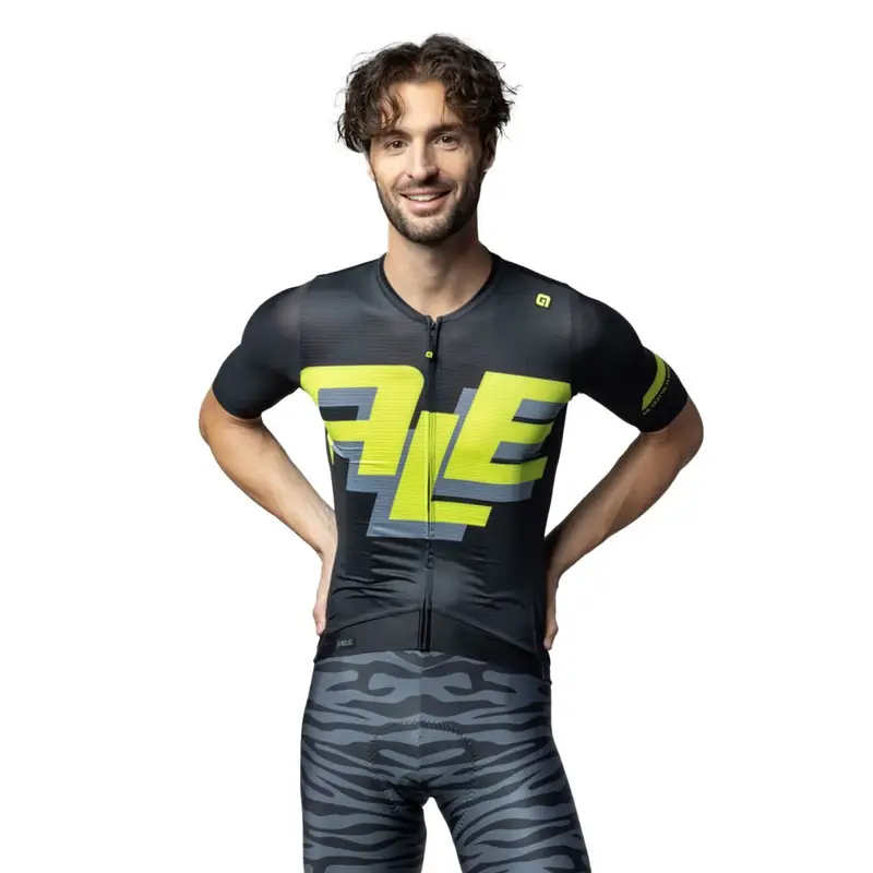 Ale Maglia Ciclismo Sauvage Nero Uomo L