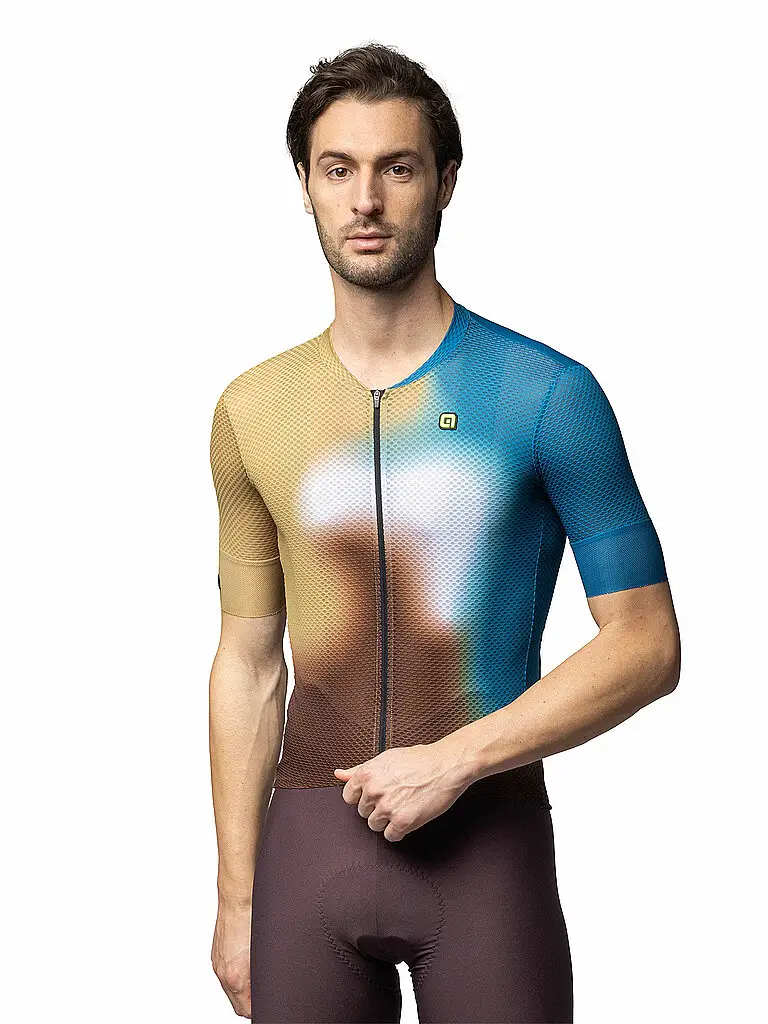 Maglia da ciclismo da uomo Flash multicolore | S
