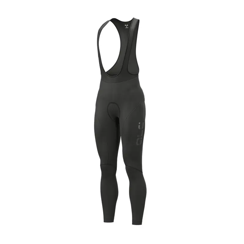Ale Salopette Ciclismo Solid Winter Nero Uomo M