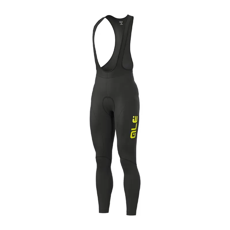 Alè Salopette Ciclismo Winter Nero Giallo Uomo L