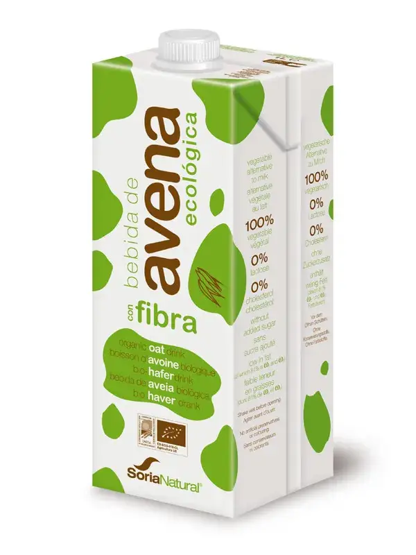 Confezione di latte di avena ecologica 6 x 1 litro