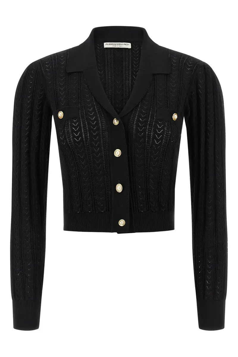 ALESSANDRA RICH Cardigan Nero 2549205
