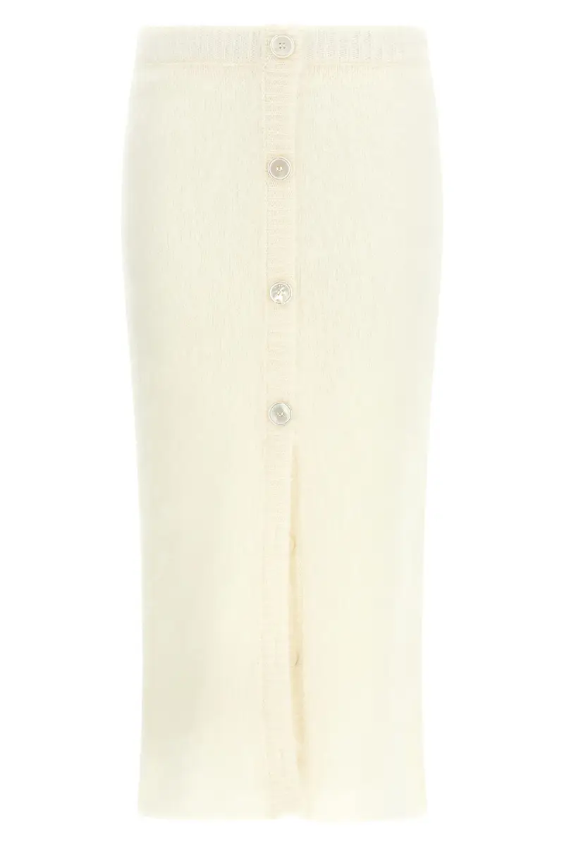 Gonna 'Carded Mohair' Bianco