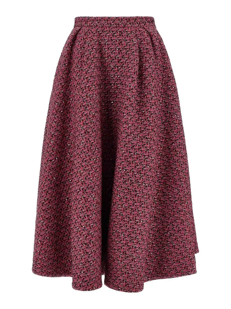 Gonna di tweed Color Carne E Neutri