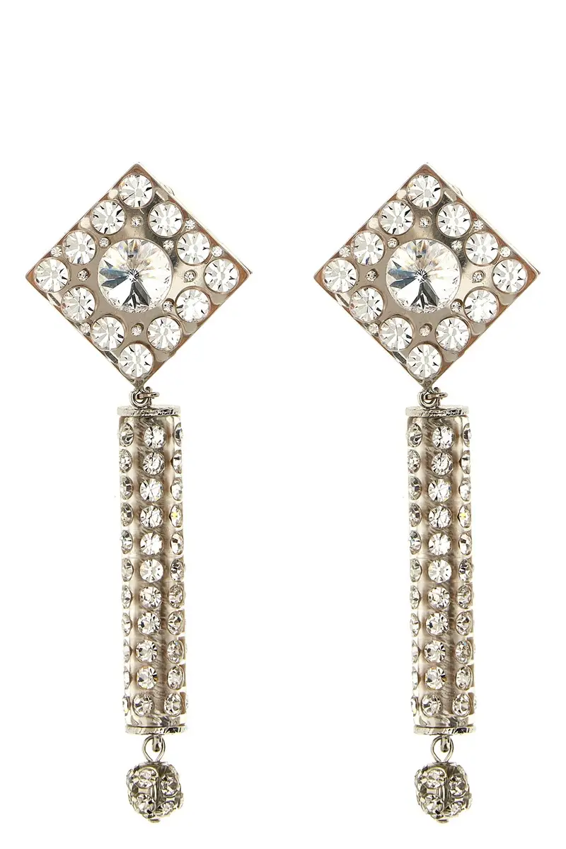 Orecchini Cristalli Argento