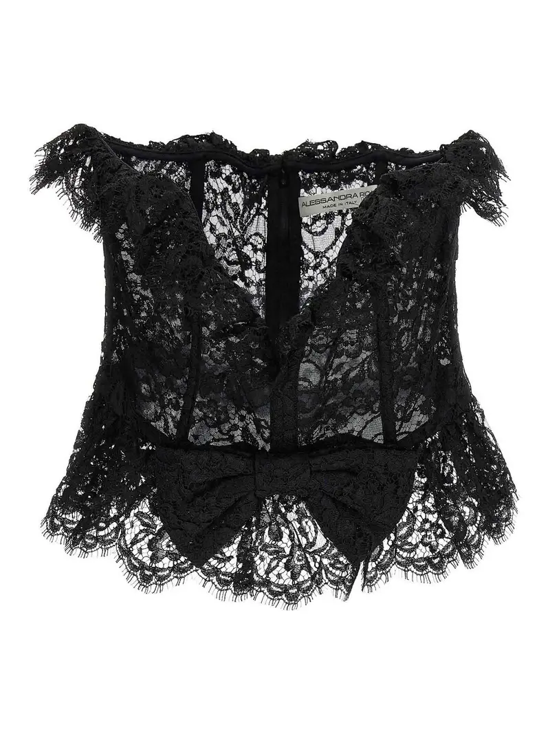 ALESSANDRA RICH Top Nero 3384246
