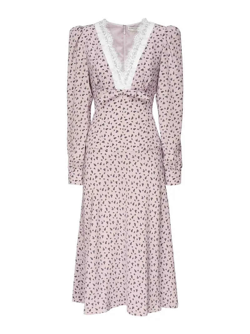 Vestito a stampa rosa Color Carne E Neutri