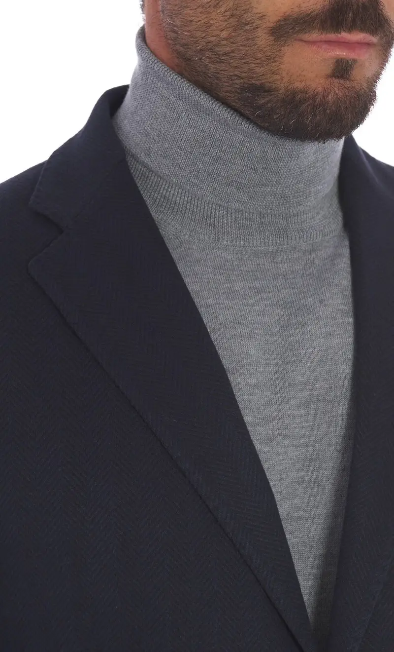 Giacca alessandro gilles spigata, colore blu miniatura 2