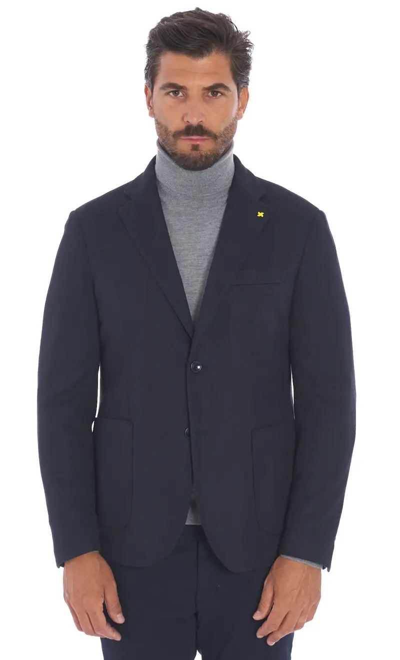 Giacca alessandro gilles spigata, colore blu