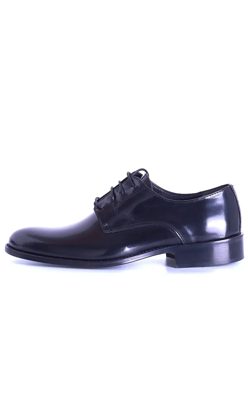 Scarpe derby alessandro gilles in pelle abrasivata, colore nero