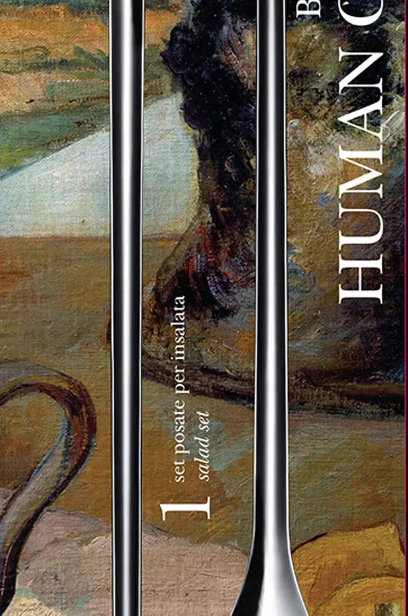 cucchiai da insalata Humancollection pacco da 2 Grigio miniatura 2