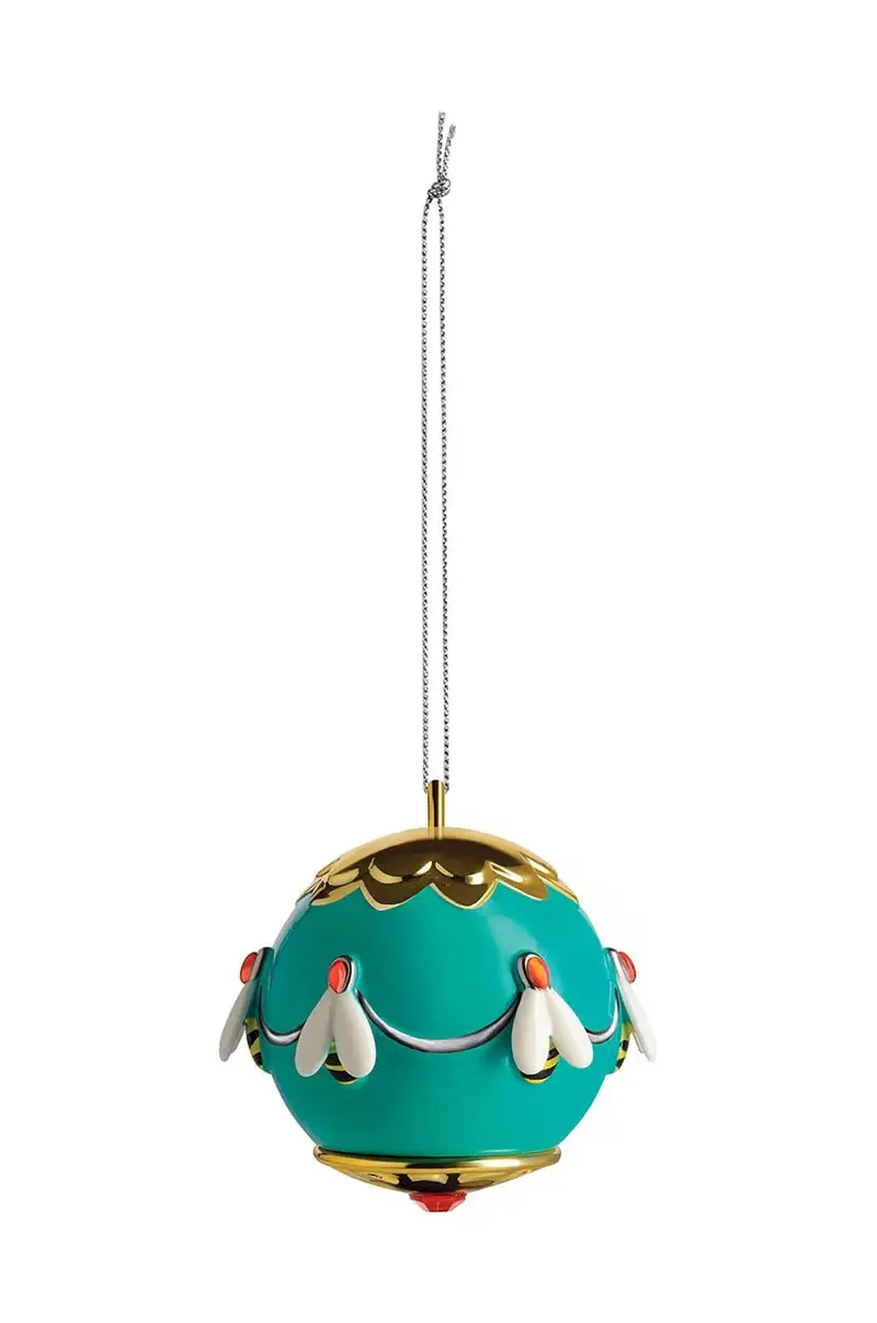 palle di natale Ape dell'oro Multicolore