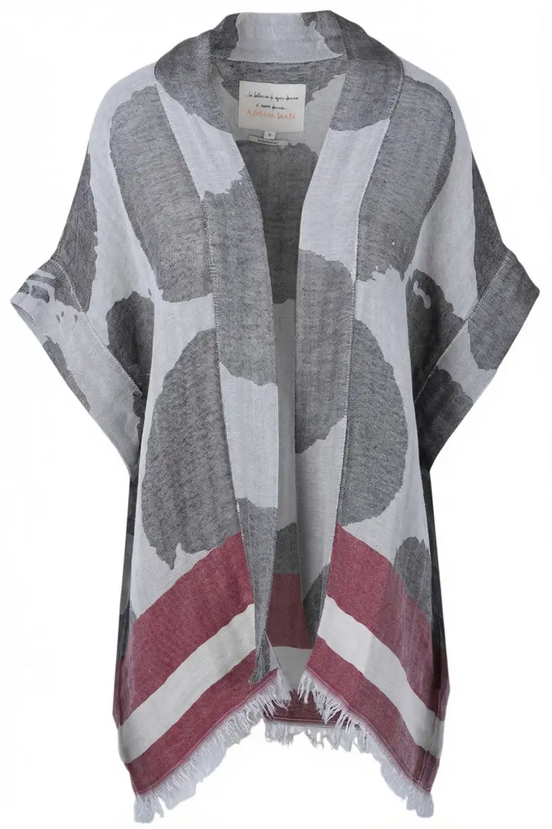 Kimono - 470182 - Grigio/Rosso