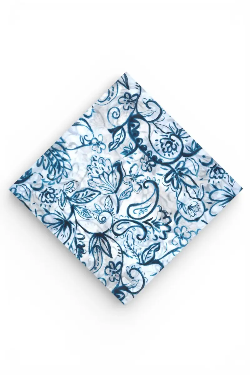 Sciarpa - 470207 - Panna/Blu