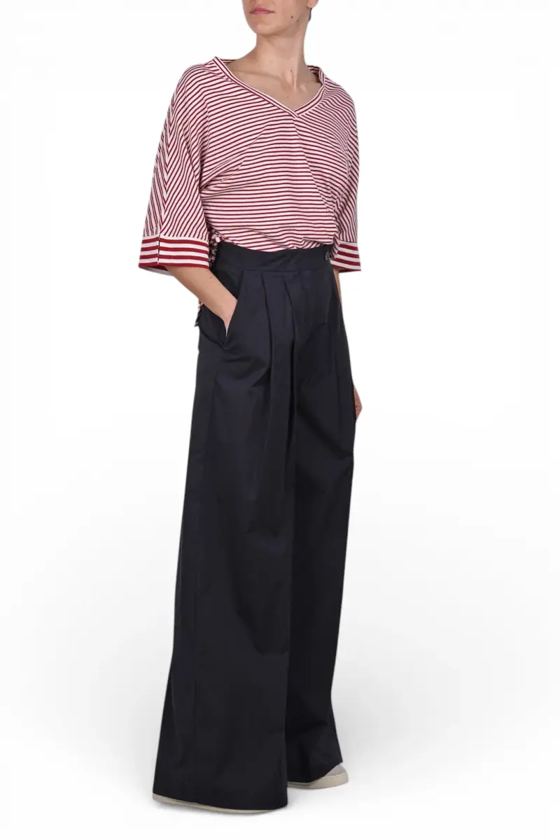 T-shirt - 470197 - Panna/Rosso miniatura 2