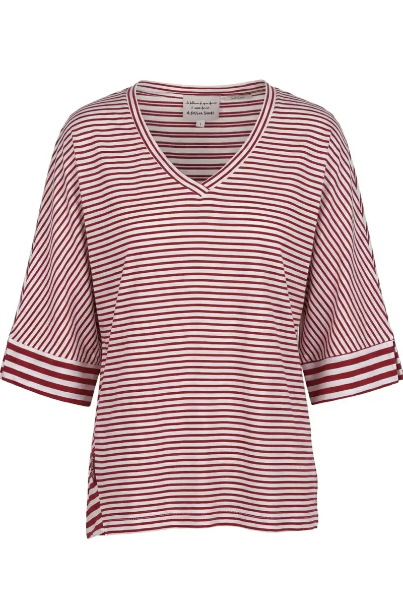 T-shirt - 470197 - Panna/Rosso