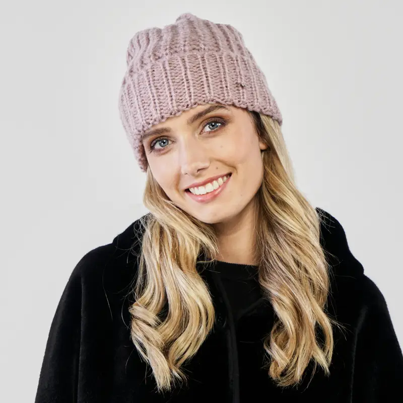 Berretto rosa da donna