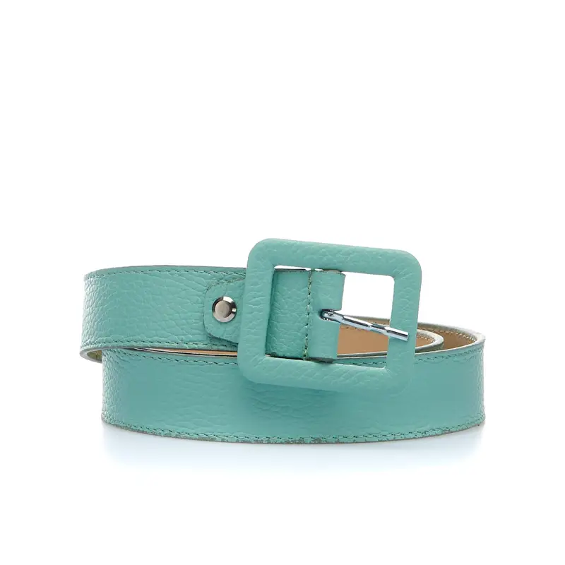 Cintura azzurra da donna Made in Italy