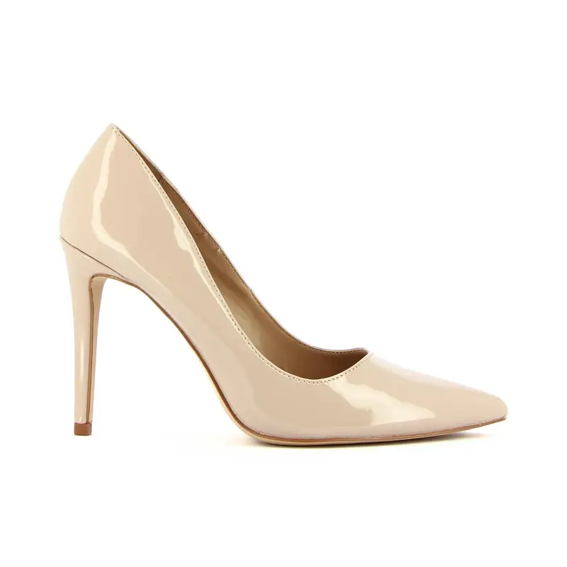 Decolletè nude effetto vernice