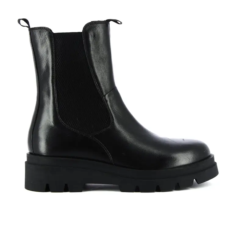 Stivaletti neri bassi modello chelsea