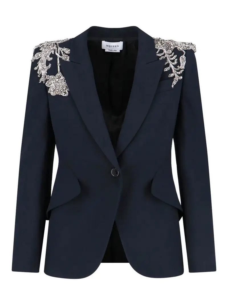 Alexander McQueen Blazer Nero 3865954