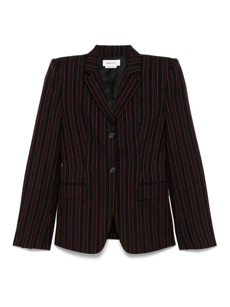 Alexander McQueen Blazer Nero 3337019