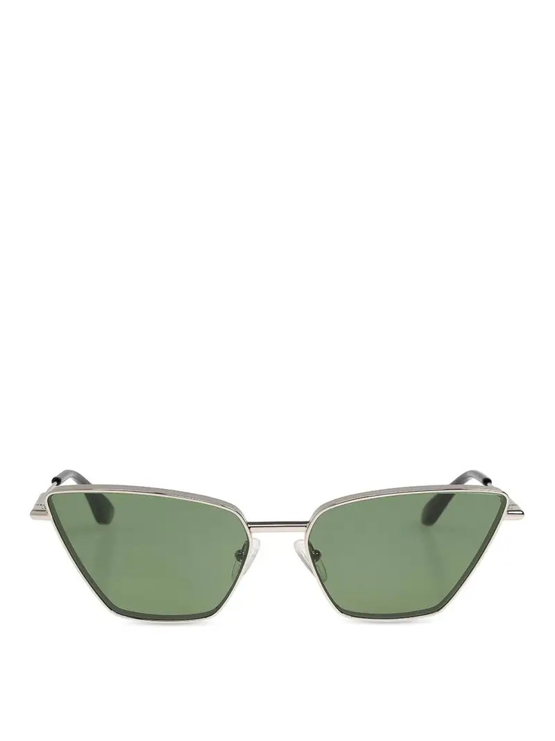 Cat-Eye Frame Sunglasses Argento