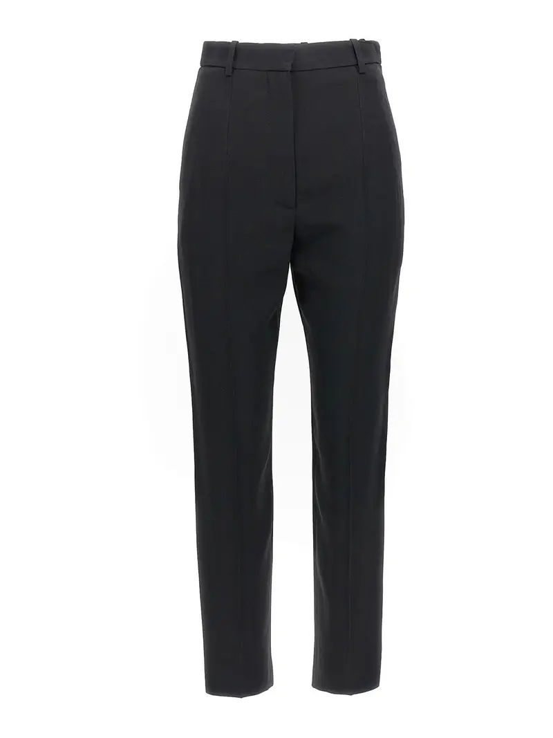 Crpe cigarette pants Nero