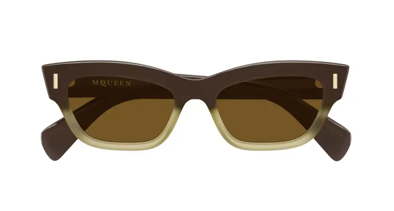 Alexander McQueen Occhiali da sole Donna Marrone 4302386 miniatura 2