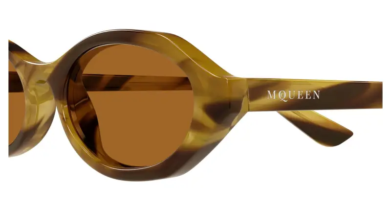 Alexander McQueen Occhiali da sole Donna Marrone 4301930 miniatura 3