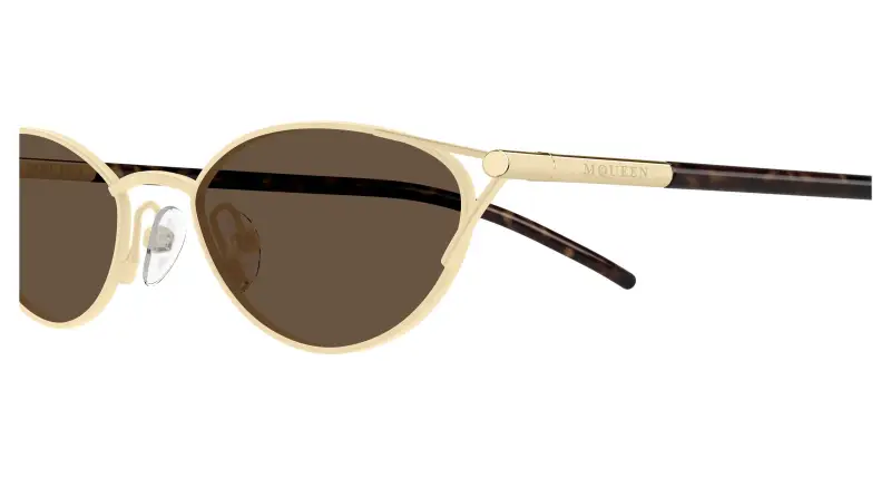 Alexander McQueen Occhiali da sole Donna Marrone 4306059 miniatura 3