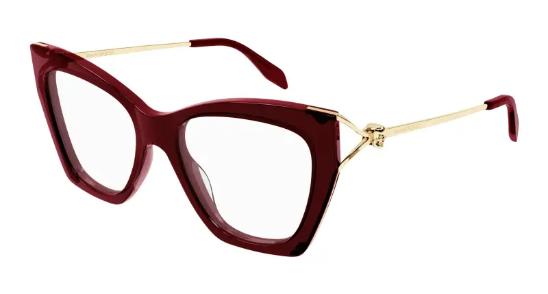 Donna AM0376O 003 Montature da vista Acetato Rosso Cat Eye